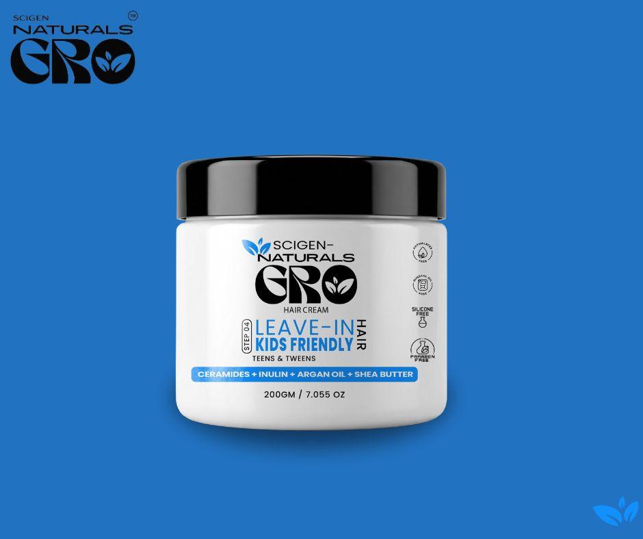 Scigen Naturals Gro Moisturizing and Frizz Control leave In cream